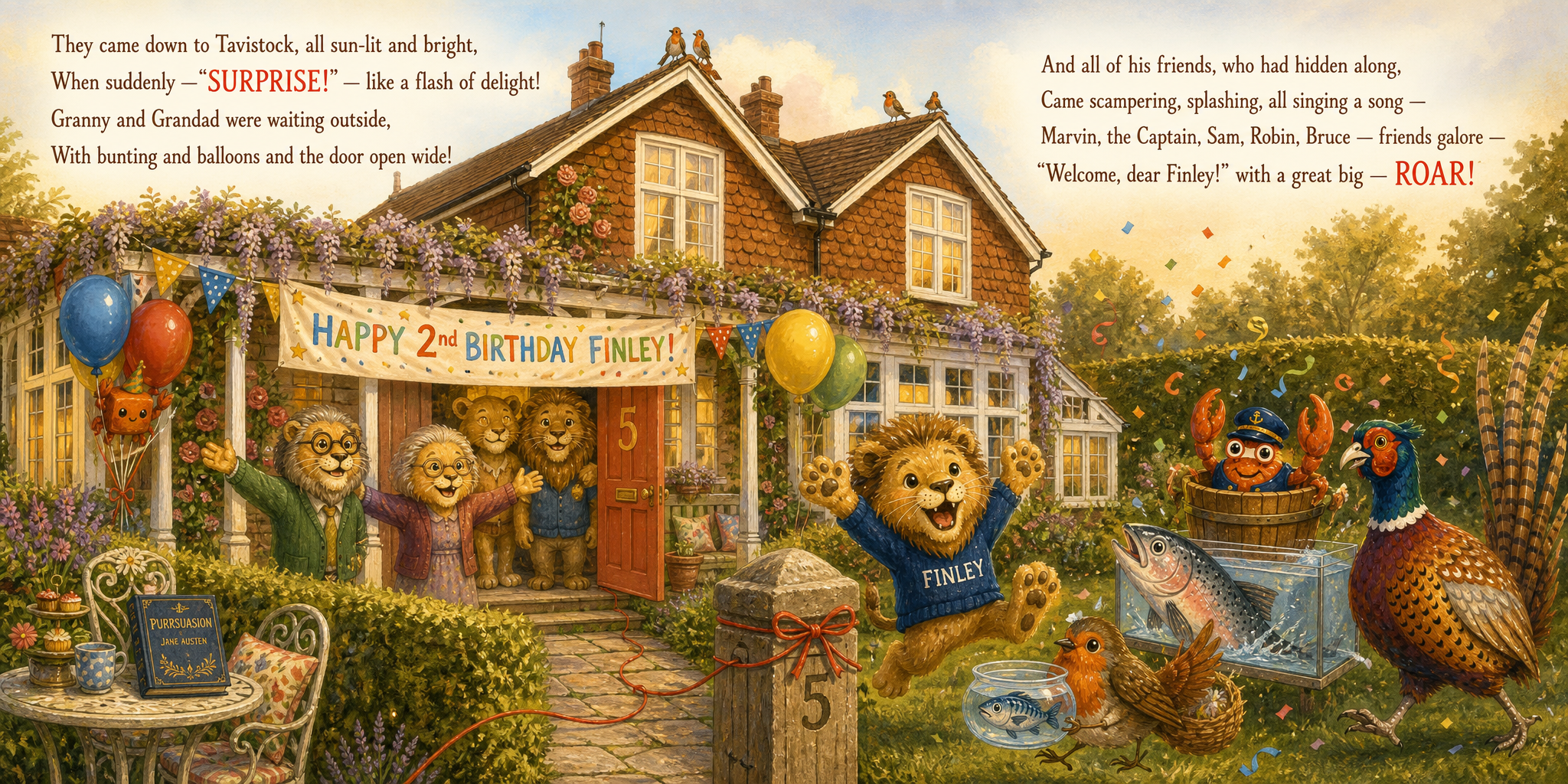 Spread 12: Surprise in Tavistock