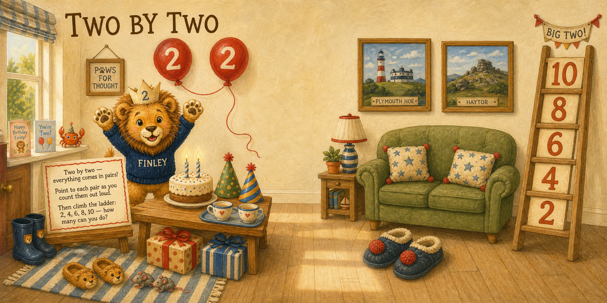 Spread 18: Bonus Game · Two by Two